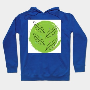 Feuilles de joie Hoodie